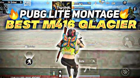 BEST M416 GLACIER PUBG LITE PUBG Lite Montage Video BGMI Lite PUBG