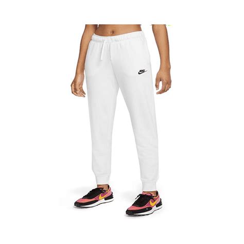 Nike Women's Sportswear Club Fleece Midrise Joggers White Size 2XL - Walmart.com