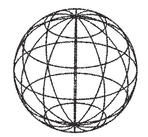 Vetor De Esfera Com Estrutura Fixa Ilustração Do Vetor Ilustração De
