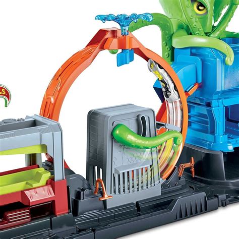 Hot Wheels City ultimátní myčka s chobotnicí HBY96 4KIDS cz