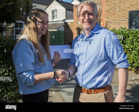 Kingston Grammar School Students Celebrate And Congratulate Each Other