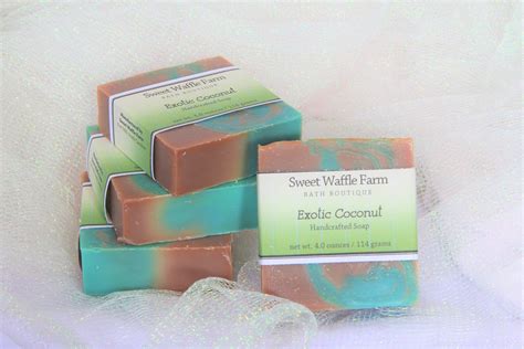 Exotic Coconut Luxury Soap Sweet Waffle Farm