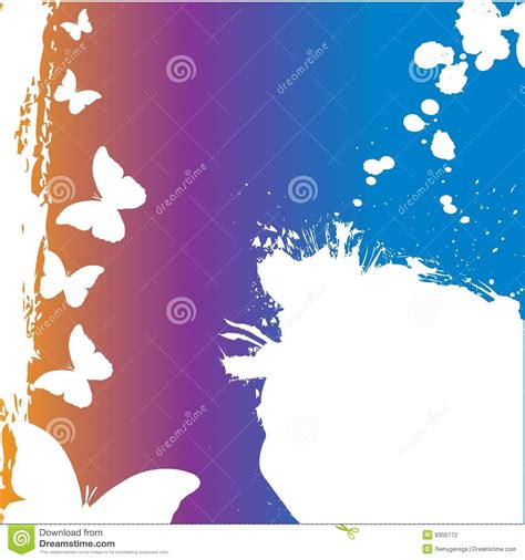 Grunge Butterly Design Stock Illustration Illustration Of Celebration