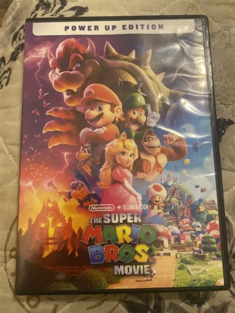 The Super Mario Bros Movie Dvd 2023 1 Disc Power Up Edition 13 60