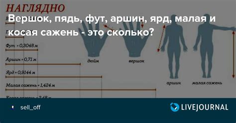 Вершок, пядь, фут, аршин, ярд, малая и косая сажень - это сколько ...