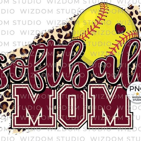 Softball Lightning Bolt Png Sublimation Design Leopard Etsy