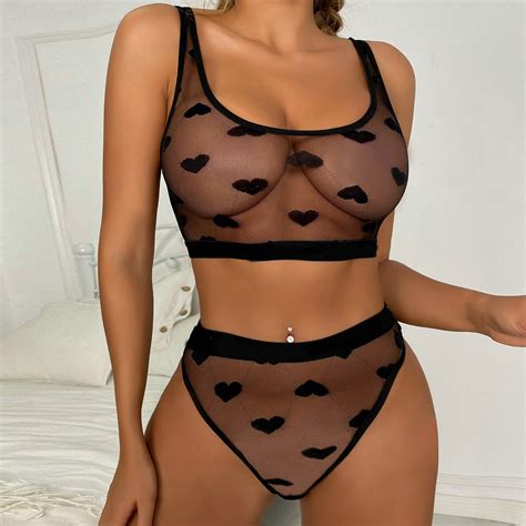 Lingerie Coquine Transparente N1 De La Lingerie Transparente