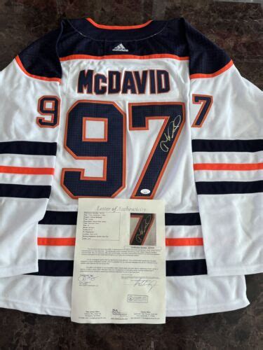 Connor Mcdavid Signed Edmonton Oilers Jersey Autographed Jsa Loa Coa Ebay