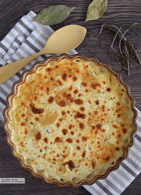 Gratinado De Patatas Con Provolone Receta De Cocina F Cil Sencilla Y