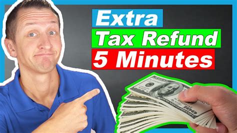 Get A Bigger Tax Refund In 5 Minutes Tax Credits Vs Tax Deductions Youtube