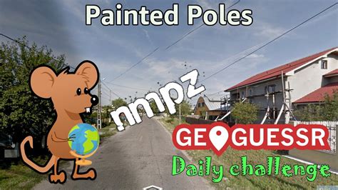 Geoguessr Daily Challenge NMPZ April Challenge Painted Poles And