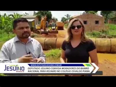 Deputado Jesuino Boabaid Convida Moradores Do Bairro Nacional Para