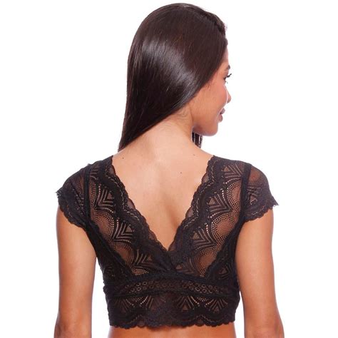 Sutiã Top Cropped Bojo Leve Mangas Em Renda Nayane Lingerie