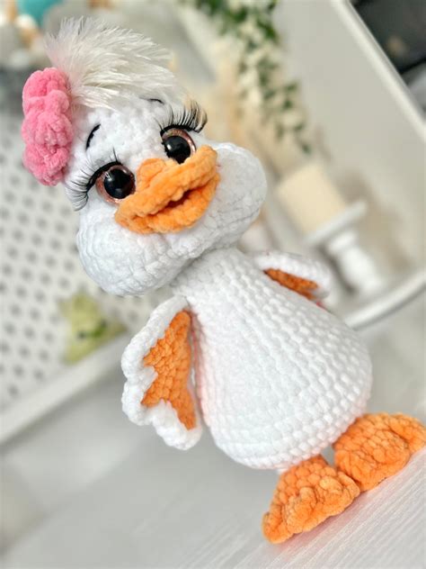 Quack Quack Crochet Pdf Duck Pattern In English Amigurumi Duck