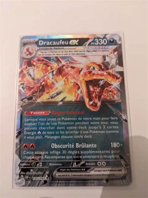 Carte Pok Mon Dracaufeu Ex Tera Cristal Fr Eur Picclick Fr