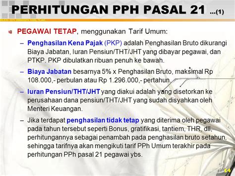 Pph Pasal Adalah Pajak Atas Penghasilan Berupa Gaji Upah