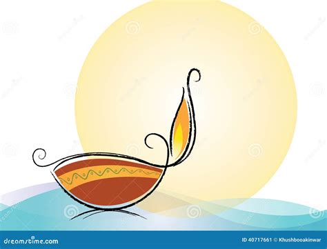 Traditional Oil Lamp Stock Illustration Illustration Of Soil 40717661