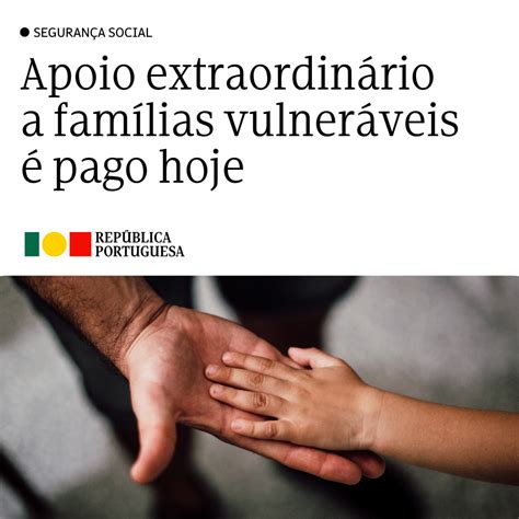 Apoios Fam Lias Vulner Veis Recebem Hoje Terceiro Apoio