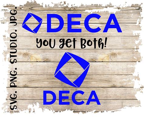 Deca Logo Svg Png Cutting And Sublimation Files Instant Download