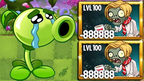 PvZ 2 Challenge Every Plant Level 100 Vs Super Speed ZCorp Contractor