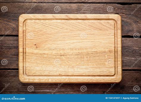 Cutting Board And Wooden Background Stock Image Image Of Cutting