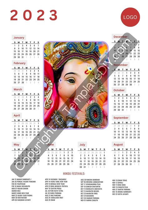 Hindu Calendar 2025 Template Printable In Pdf Word Hindu Calendar