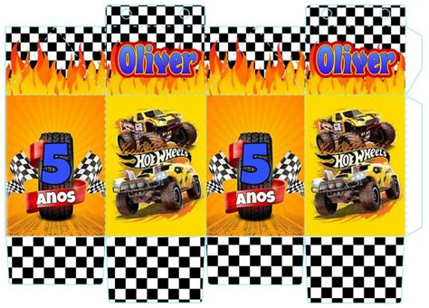 Caixa Milk Hot Wheels Amarela