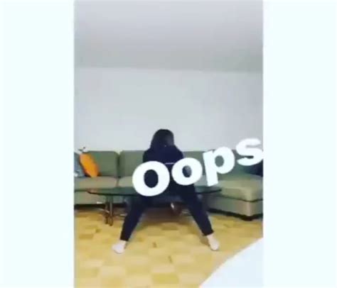 Twerking Goes Wrong Sexy Lady Breaks Glass Table While Shaking Booty