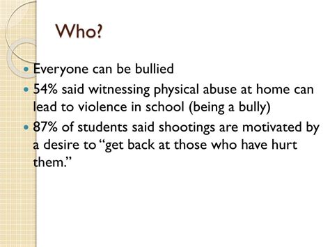 PPT - Bullying PowerPoint Presentation, free download - ID:2667504