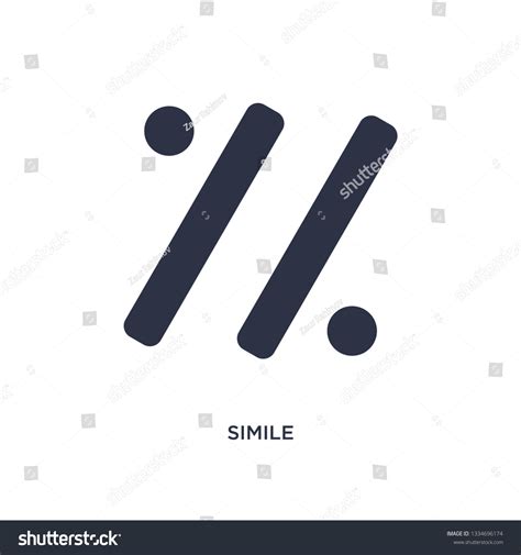 Simile Icon Simple Element Illustration Music Stock Vector Royalty