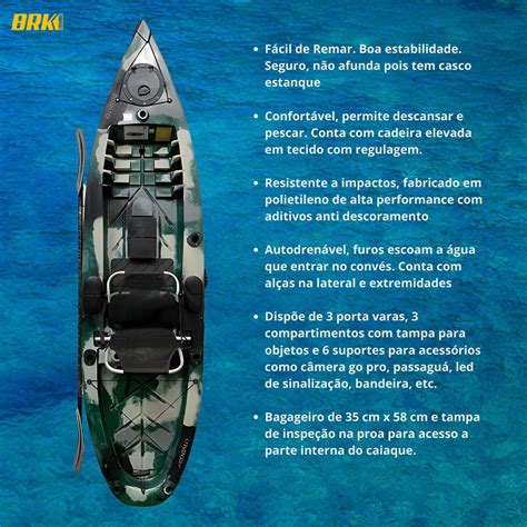 Caiaque Robalo Caiaker Vers O Pro M Verde Brk Fishing