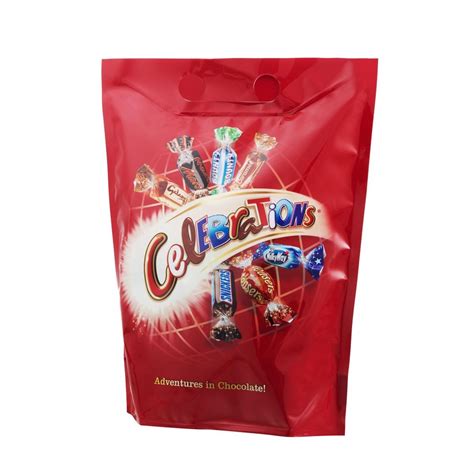 Aelia Duty Free CELEBRATIONS Handle Pouch 450g La Réunion 10 off on