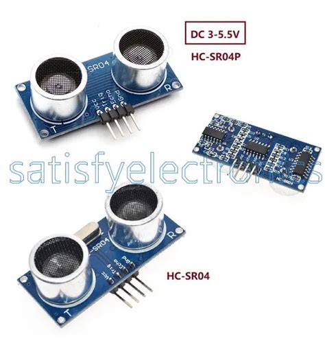 Ultrasonic Module Hc Sr04 Hc Sr04p Distance Measuring Sonar Sensor For