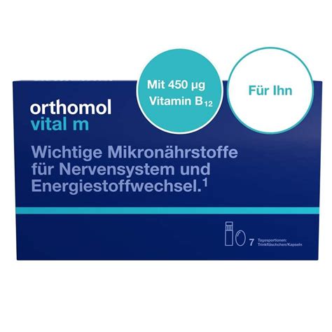 Orthomol Vital M F R M Nner Bei M Digkeit Mit B Vitaminen Omega