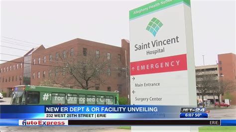 Saint Vincent Hospital unveils new Emergency Room and Operating Room | WJET/WFXP/YourErie.com