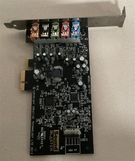 Creative Sound Blaster Audigy Fx Pcie Sound Card Sbx Pro Studio