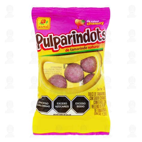 Dulce De La Rosa Pulparindots De Tamarindo Sabor Chamoy 30 Gr