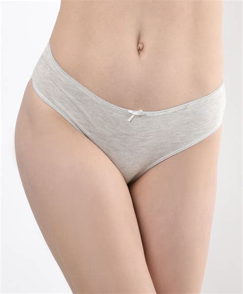 Bikini Mujer Liso Tricot