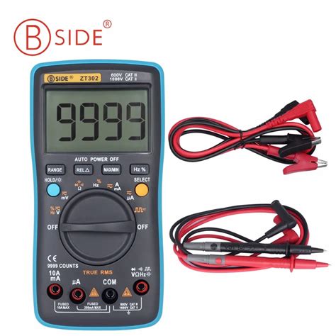 BSIDE ZT301 ZT302 Ture RMS Digital Multimeter 9999 Counts Multifunction