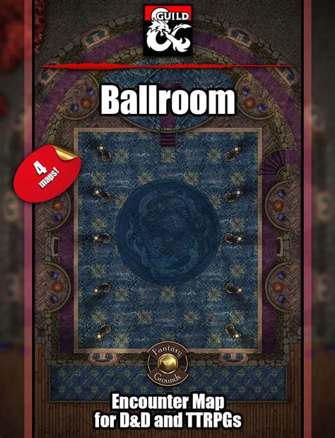 Ballroom Party Or Throne Room Map Pack W Fantasy Grounds Support