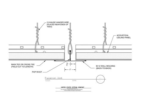 Usg Design Studio Acoustical Ceiling Panels Expansion Joint