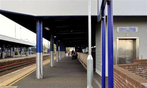 Platform Ballymena Station 1 © Albert Bridge Geograph Britain And