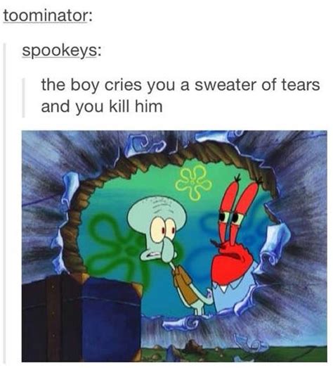 Patrick And Squidward Holding Hands Meme Squidward Squidward From