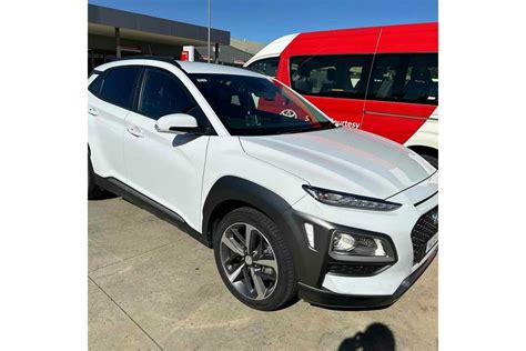 Sold Hyundai Kona Highlander In White Used Suv Wagga Wagga Nsw