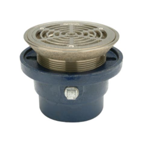 Zurn Zn211 R6 Non Membrane Floor Drain With Surface Clamping Ring And