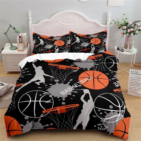 Kids Duvet Cover Set For Boys Girls Teens Sports Themed Bedding Set