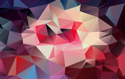 Illustration Digital Art Purple Low Poly Symmetry Triangle Pattern Texture Circle Pink