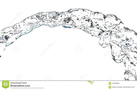 Water On White Background Stock Photo Image Of Water 104656934