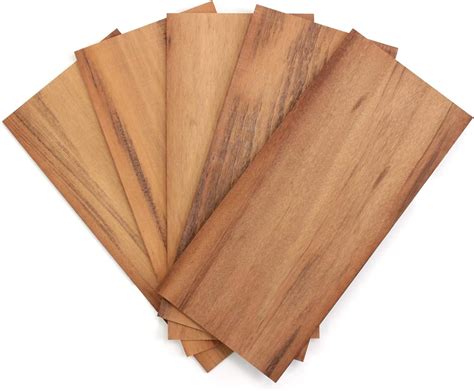 Wodewa Lot De Placages En Bois Tigerwood Mm D Paisseur X Cm