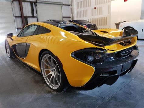 That McLaren P1 Flooded Up To Its Doors Just Sold At A Salvage Auction